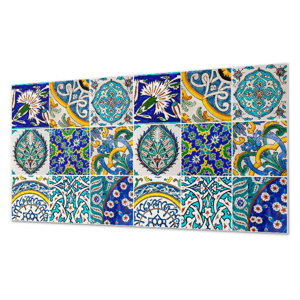 Rectangular wall panel Mosaic ceramic patterns