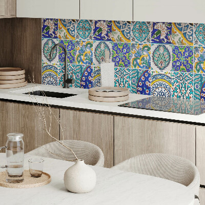 Rectangular wall panel Mosaic ceramic patterns