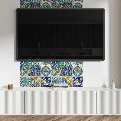 Rectangular wall panel Mosaic ceramic patterns