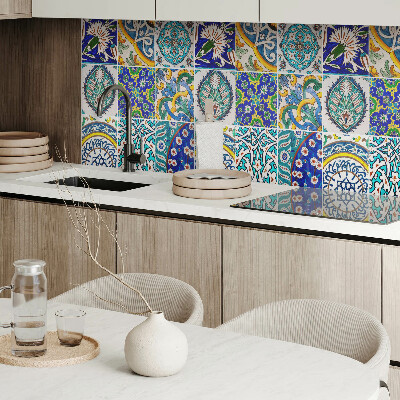 Rectangular wall panel Mosaic ceramic patterns