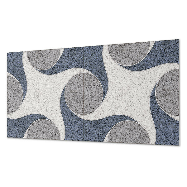 Rectangular decorative wall panel Mosaic abstraction