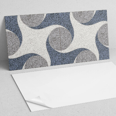 Rectangular decorative wall panel Mosaic abstraction