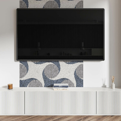 Rectangular decorative wall panel Mosaic abstraction