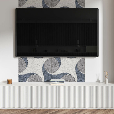 Rectangular decorative wall panel Mosaic abstraction