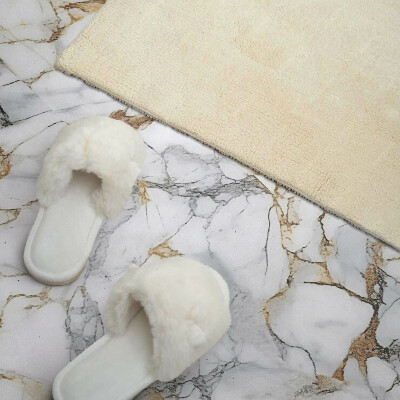Rectangular bathroom wall panel Marble motif in an elegant style