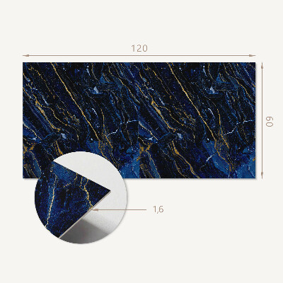 Rectangular wall panel Abstract marble motif