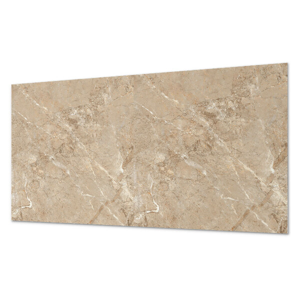 Rectangular bathroom wall panel Marble pattern in a natural style