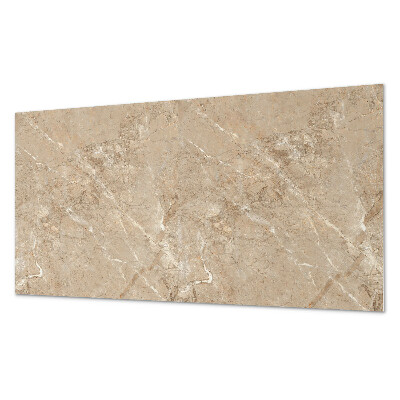 Rectangular bathroom wall panel Marble pattern in a natural style