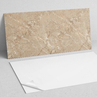 Rectangular bathroom wall panel Marble pattern in a natural style