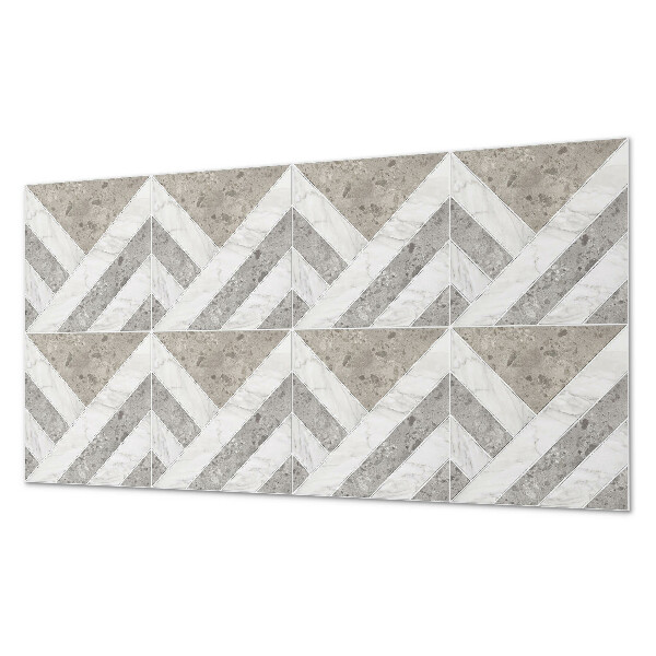Rectangular wall panel Geometric pattern in tiles