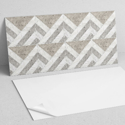 Rectangular wall panel Geometric pattern in tiles