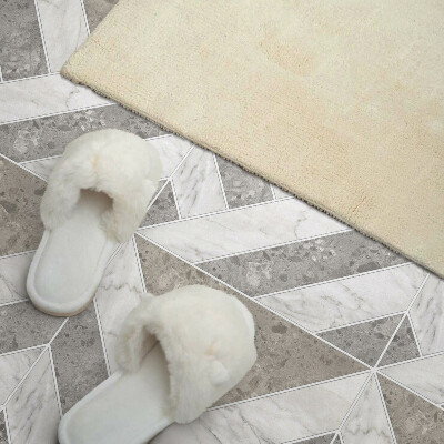 Rectangular wall panel Geometric pattern in tiles