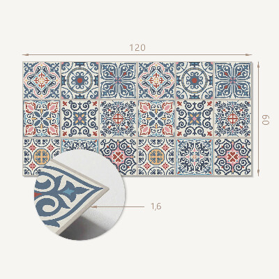 Rectangular bathroom wall panel Mosaic graphic inspirations