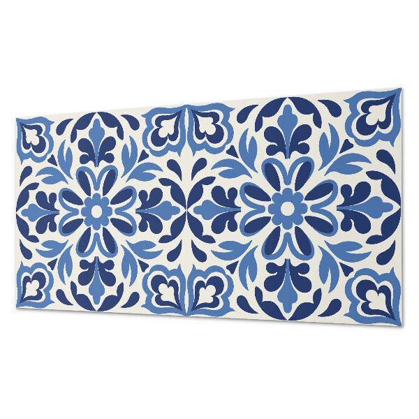 Rectangular decorative wall panel Floral decorative motif