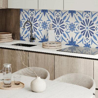 Rectangular wall panel Floral motif