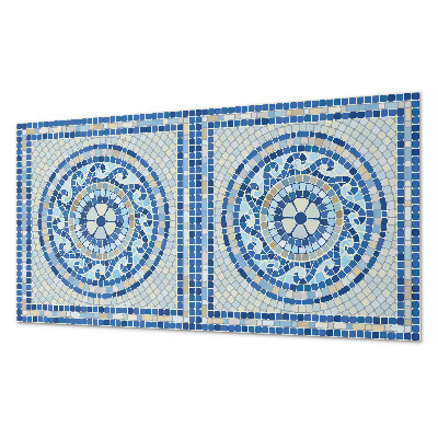 Rectangular bathroom wall panel Mosaic in the colors of the sky