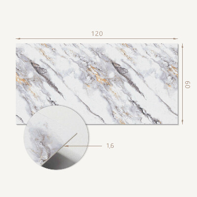 Rectangular wall panel Marble style in an elegant version