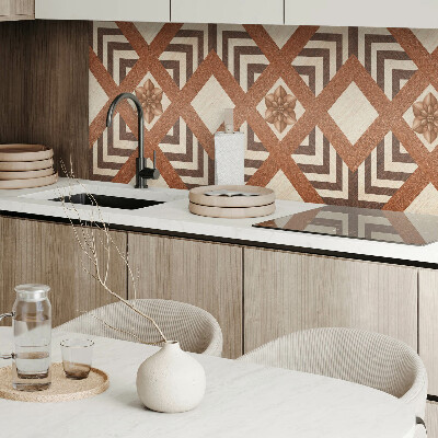 Rectangular decorative wall panel Geometric inspirations in a modern style