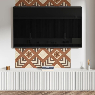 Rectangular decorative wall panel Geometric inspirations in a modern style