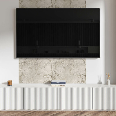 Rectangular bathroom wall panel Stone pattern in texture
