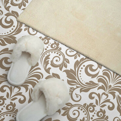 Rectangular bathroom wall panel Plant decorations with ornaments