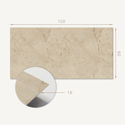 Rectangular decorative wall panel Stylish marble pattern