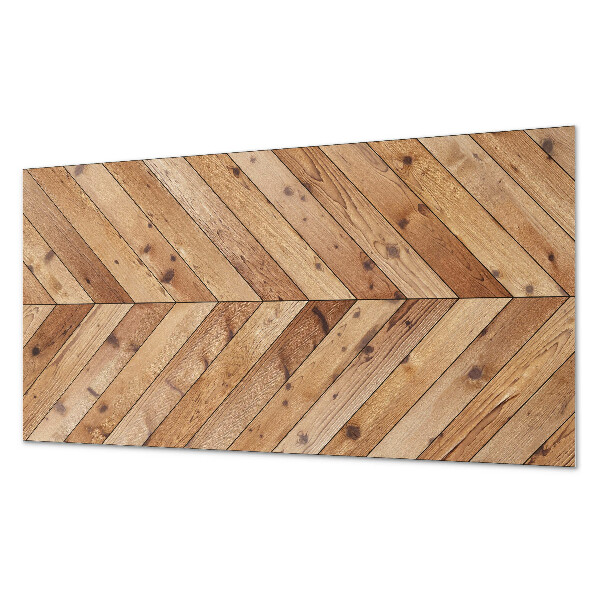 Rectangular bathroom wall panel Diagonal arrangement of boards in a graphic motif