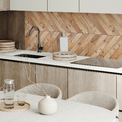 Rectangular bathroom wall panel Diagonal arrangement of boards in a graphic motif