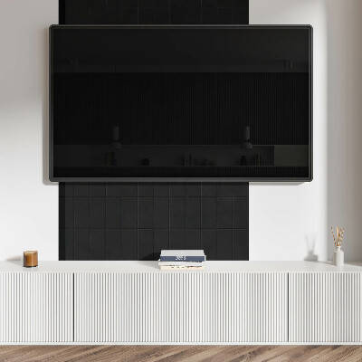 Rectangular bathroom wall panel Geometric rectangular motif