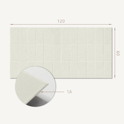 Rectangular wall panel Geometry of rectangular tiles in a grid
