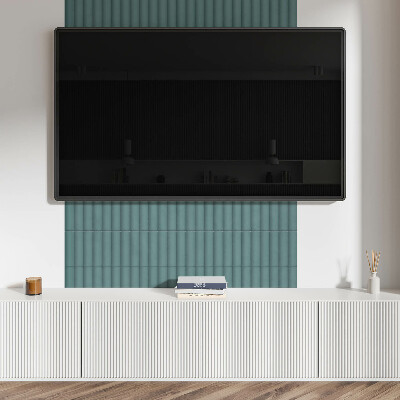 Rectangular wall panel Vertical stripes in parallel arrangement