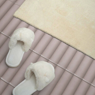 Rectangular bathroom wall panel Parallel stripes pattern