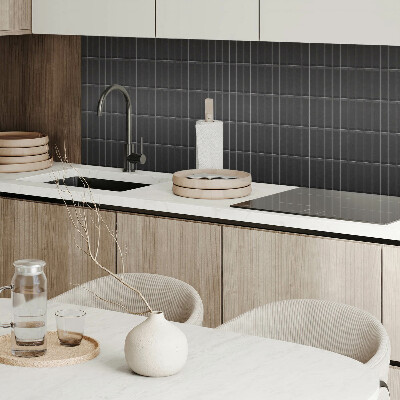 Rectangular bathroom wall panel Box pattern in a symmetrical arrangement