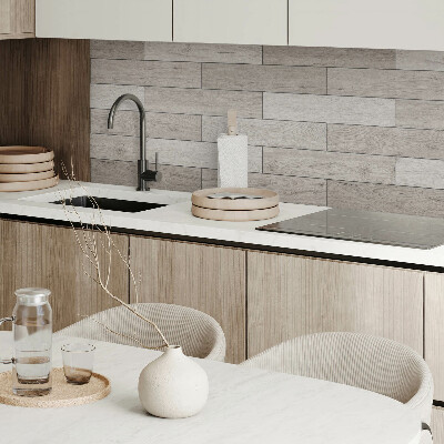 Rectangular decorative wall panel Natural wood shades