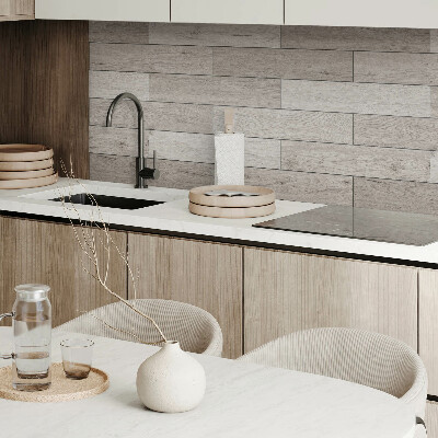 Rectangular decorative wall panel Natural wood shades