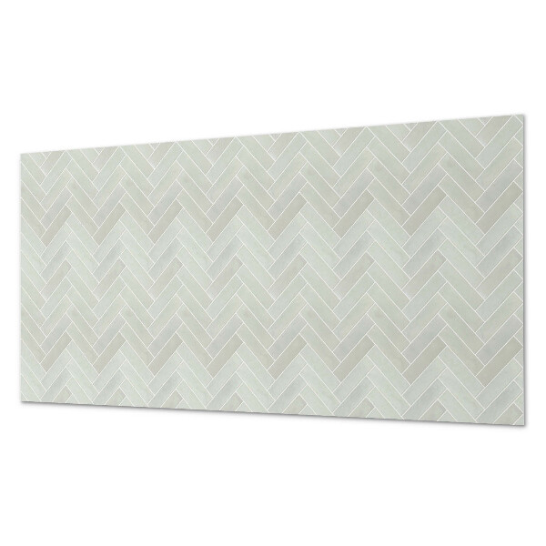 Rectangular wall panel Herringbone Motif