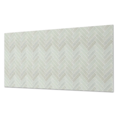 Rectangular wall panel Herringbone Motif