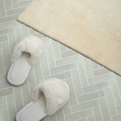 Rectangular wall panel Herringbone Motif