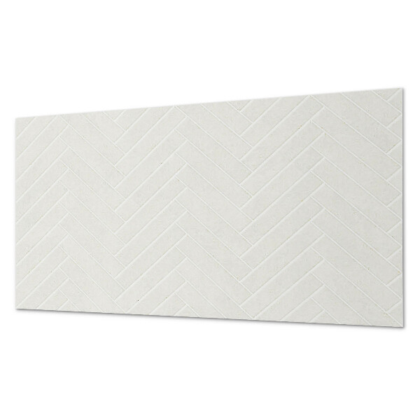 Rectangular wall panel Herringbone pattern