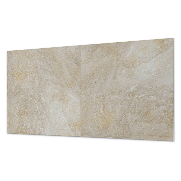Rectangular wall panel Marble accents in natural tones