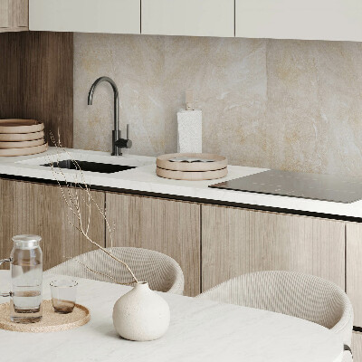 Rectangular wall panel Marble accents in natural tones