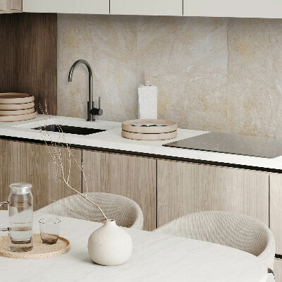Rectangular wall panel Marble accents in natural tones