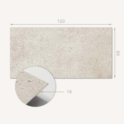 Rectangular bathroom wall panel Stone structure