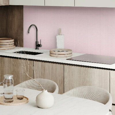 Rectangular wall panel Smooth tiles in a grid