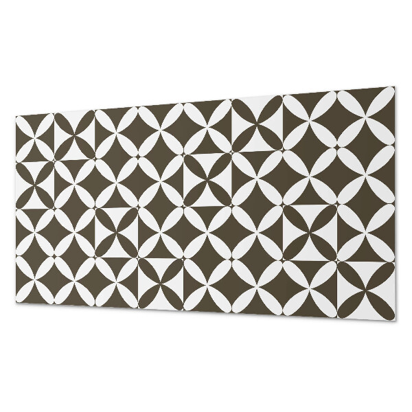 Rectangular wall panel Geometric motif in an abstract style