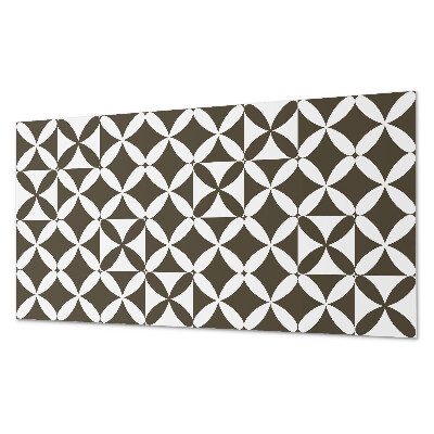 Rectangular wall panel Geometric motif in an abstract style