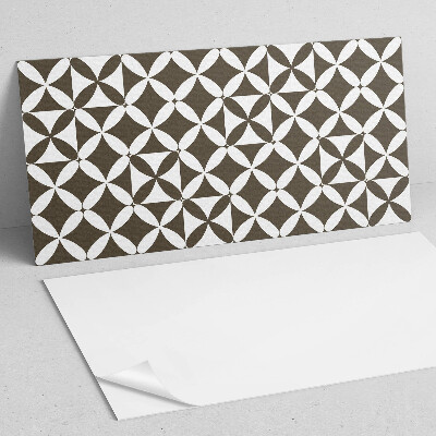 Rectangular wall panel Geometric motif in an abstract style