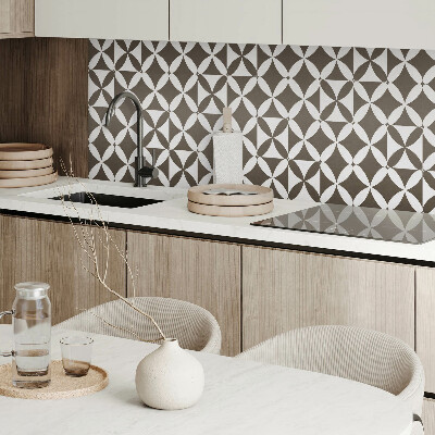Rectangular wall panel Geometric motif in an abstract style