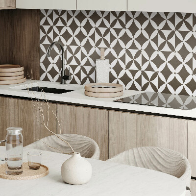 Rectangular wall panel Geometric motif in an abstract style