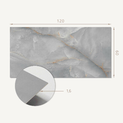 Rectangular decorative wall panel Marble motif in an elegant style